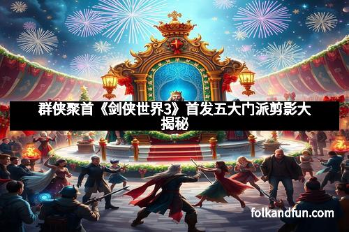 群侠聚首《剑侠世界3》首发五大门派剪影大揭秘